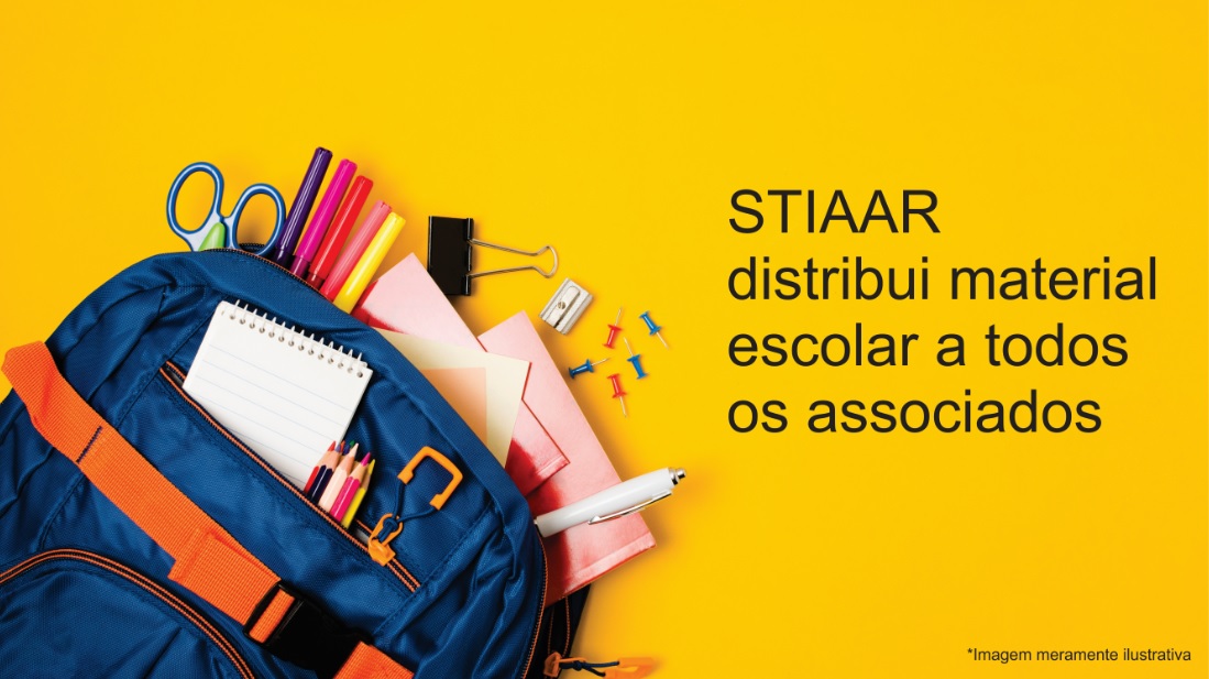 STIAAR inicia distribuição de material para associados